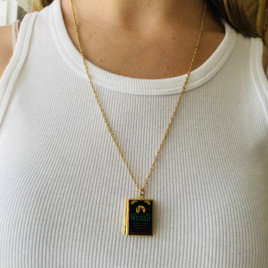 Book Locket Necklace - Wicked - Modern Edition