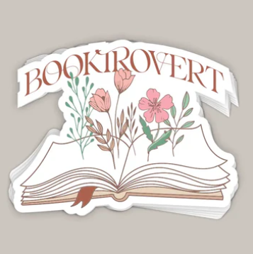 Booktrovert Decal