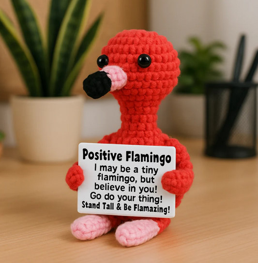 Handmade Positive Flamingo