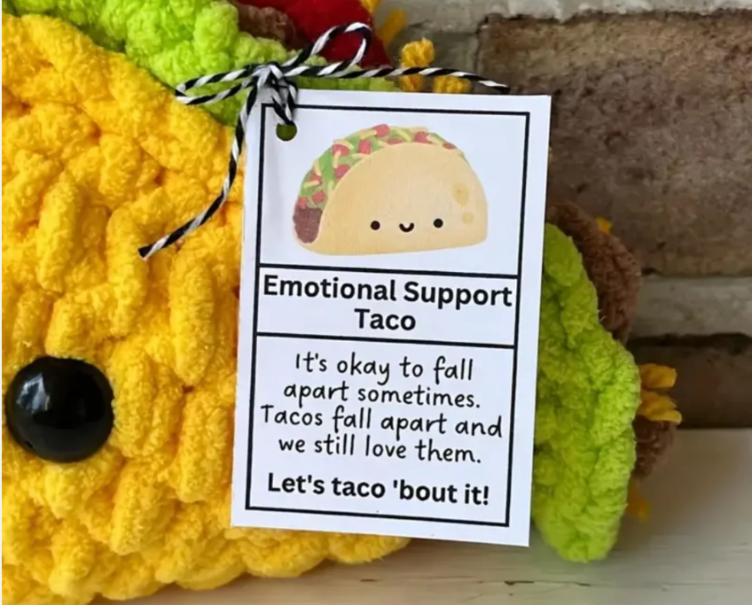Handmade Emotional Support Taco