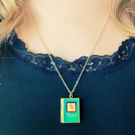 Book Locket Necklace - Anne of Green Gables - 1st Ed.