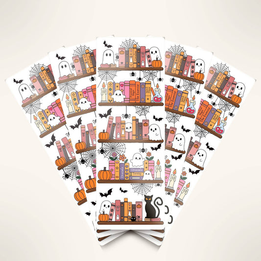 Halloween Bookshelf Bookmark, Spooky Reader Gift